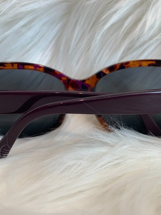 Coach New York Fashion Sunglasses Purple Confetti main image 11